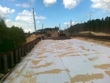 Construction of the detour track No. 18 Kutno-Piła - 3/6