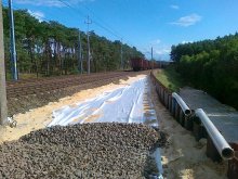 Construction of the detour track No. 18 Kutno-Piła - 5/6